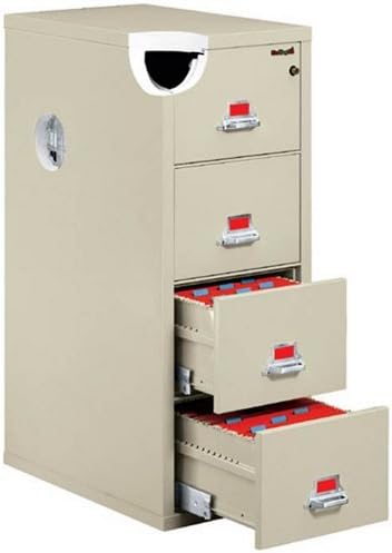 Fireproof Three Drawer Vertical File Legal Size Sand