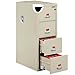 Fireproof Three Drawer Vertical File Legal Size Sand