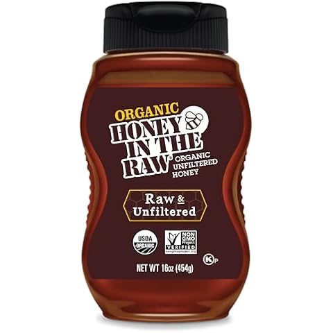 HONEY IN THE RAW Unfiltered Organic Honey Cover
