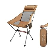 Tentock アウトドア チェア 折りたたみ 枕付き 超軽量 キャンプ椅子 耐荷重150kg コンパクト イス 椅子 収納袋付属 お釣り 登山 携帯便利