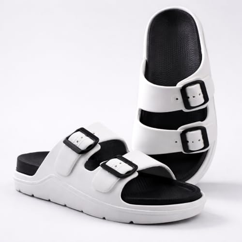 Image of CLYMB Men's EVA Lightweight Slipper | Adjustable Strap | Anti-Slip Comfortable Sandal