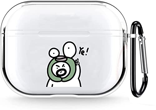 AirPods PropNAP[X N[ȃfUCi[ 킢 ʔ JG̃fUCP[X L[`F[t vTPU Sی AirPod ProP[X jp 킢Jo[ Apple Airpods Prop [dP[X 2019