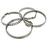 Boltza CV Boot Clips Edelstahl für Achsgelenk, CV Boot Clamp CV Boot Repair Kit, 25-50mm und 40-110mm, Set mit 2 Paar (4 Klemmen)