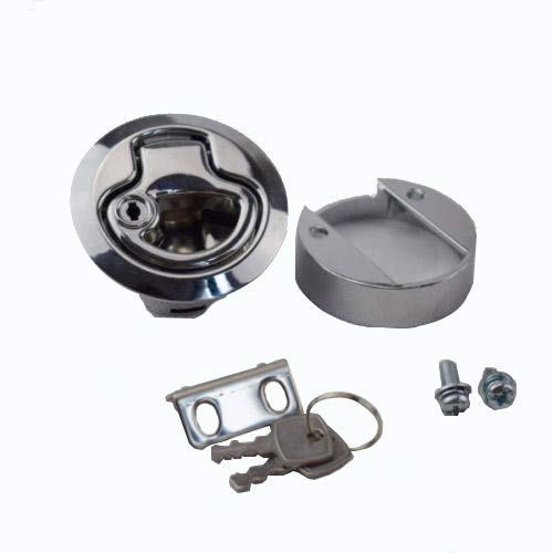 379-2Pcs Flush Pull Hatch Latch Lock Pa-6 Insert With Keys For Boat Marine Hardware #TOP3