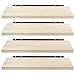 EUGAD Juego de 4 Estante Flotante de Pared Retro Estantería de Pared Madera Colgar Libro CD para Salon Dormitorio 50cm Sonoma Roble 0091QJ