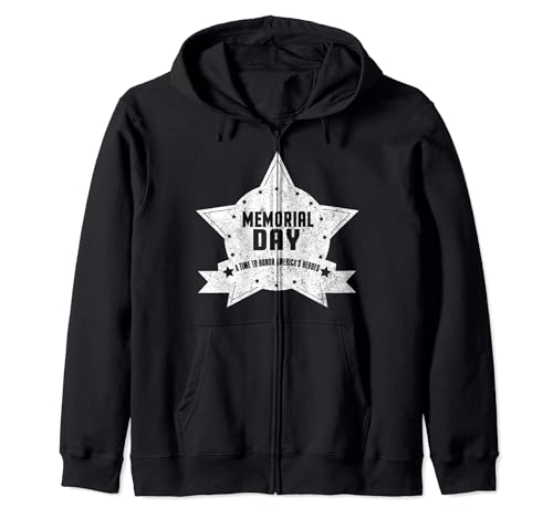 Día de los Caídos Un Tiempo para Honrar a los Héroes de Estados Unidos Sudadera con Capucha