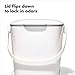 OXO Good Grips Easy-Clean Compost Bin, White - 0.75 GAL