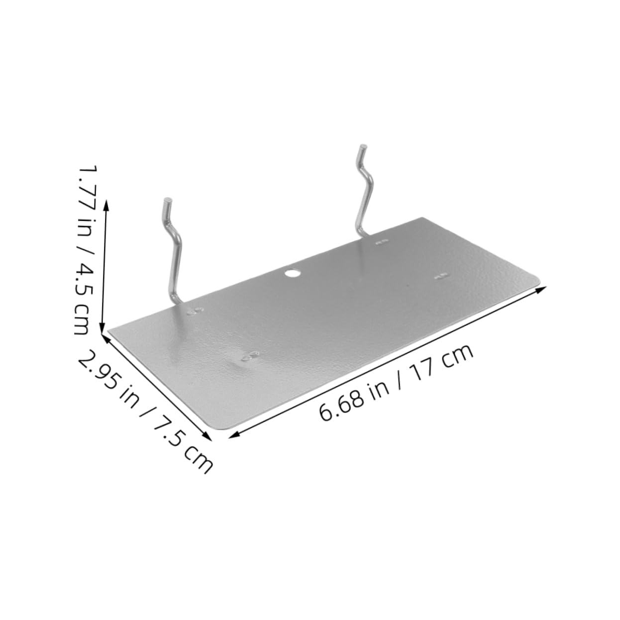 Cabilock Steel Pegboard Heavy Duty Pegboard Shelf Workshop Organizer Garden Tool Shelf
