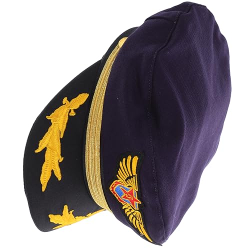 Vaguelly Kapitänsmütze Für Junge Mädchen Matrosenmütze Aus Baumwolle Verstellbare Kapitänsmütze Mit Schnalle Kostümhut Für Cosplay Partyhut Für Halloween Und Weihnachten