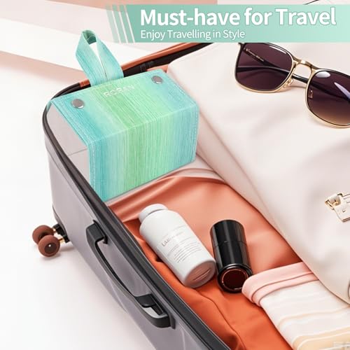 Image of Sunglasses Organizer, Portable Eyeglasses Holder Glasses Storage Box for Women Men, Folding Case Hard Shell, Gradient Design