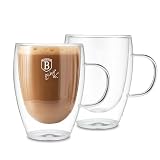 Berlinger Haus Gläser 300 ml Cappuccino 2er Set doppelwandiges Borosilikatglas hitzebeständig...