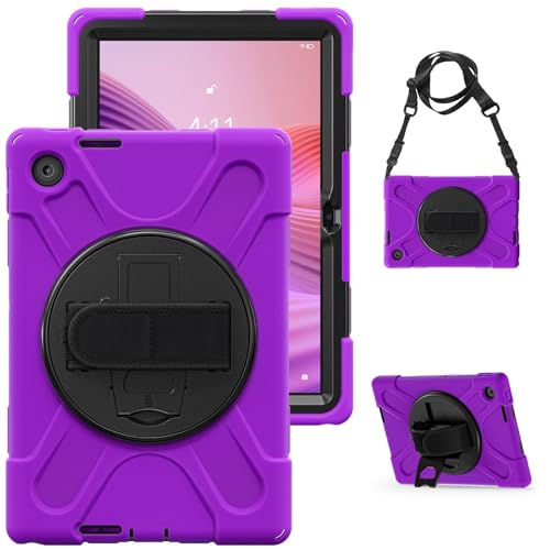 Funda para Lenovo Tab S10 con protector de pantalla y diseño híbrido robusto