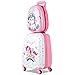 GOPLUS 2 in 1 Valigetta bimbo Trolley bambino Piccolo Bagaglio di Viaggio Carino Valigetta+Zaino (Carino Unicorno)