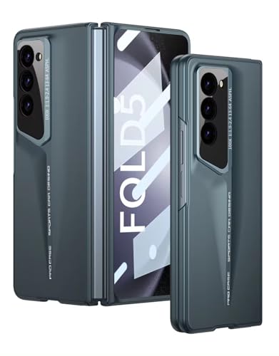 Scalebee Back Cover for Samsung Galaxy Z Fold5 Aerodynamic Design Ultra-Thin Hard PC with Built-in Screen Protection Glass Shockproof Protection Stylish Galaxy Z Fold 5 Phone Case (Grey Green) (B0D8JHHW8J) Amazon Price History, Amazon Price Tracker
