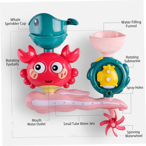 Juguetes de baño para bebés que transforman la bañera en una aventura acuática 2