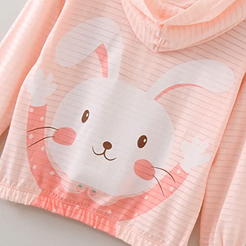 Toddler Summer Girls Long Sleeve Sun Proof Clothing Rabbits Outdoor Breathable Light Coat Toddler Girl Clothes Fall4