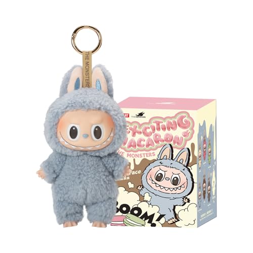 POP MART THE MONSTERS - Exciting Macaron Vinyl Face Blind Box Labubu Keychains Collectible Toy Creative Art Figure 1PC Premium Design Home Decorations Gift