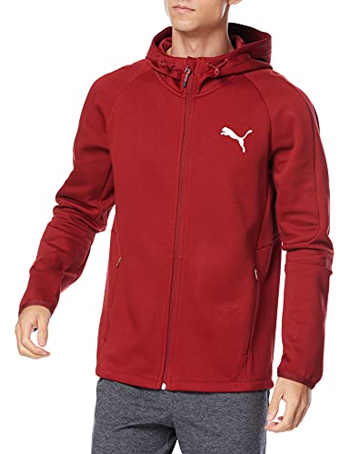 PUMA(プーマ) スウェット パーカー EVOSTRIPE フーデッドジャケット 846341 メンズ 846341 21年秋冬カラー インテンスレッド(22) S