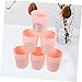 Veemoon 6pcs Unique Party Cups Reusable Plastic Drinking Cups Elegant Unbreakable Beverage Storage for Weddings Dances and Special Occasions