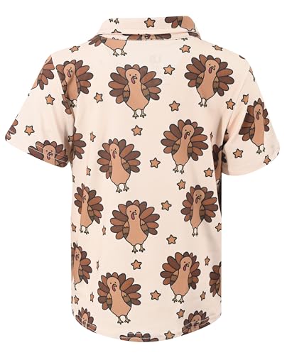 Image of Unique Baby Moisture Wicking Kids Polo Shirts for Toddler Boys Polo Shirt