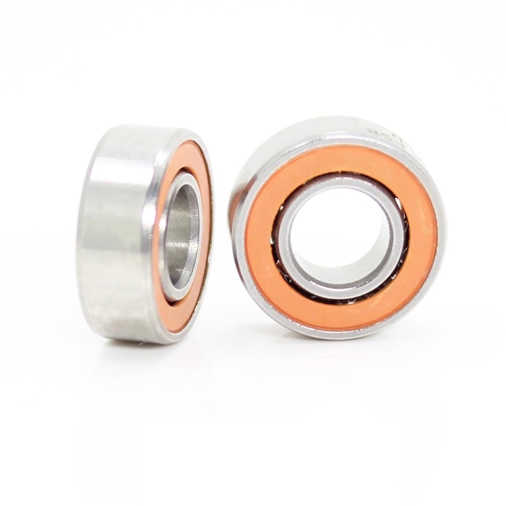 JEEFUSE 2Pcs Fishing Reel Bearings 7 * 13 * 4mm SMR137 2RS Stainless Steel Hybrid Ceramic Air Bearing SMR137RS SMR137 2OS CB