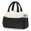 Black White Woven Cotton