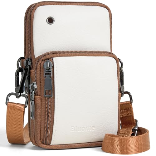 Image of Bluome Small Crossbody Purse for Women, Multi Pocket Travel Purses Crossbody Bag Shoulder Handbags with Adjustable Strap
