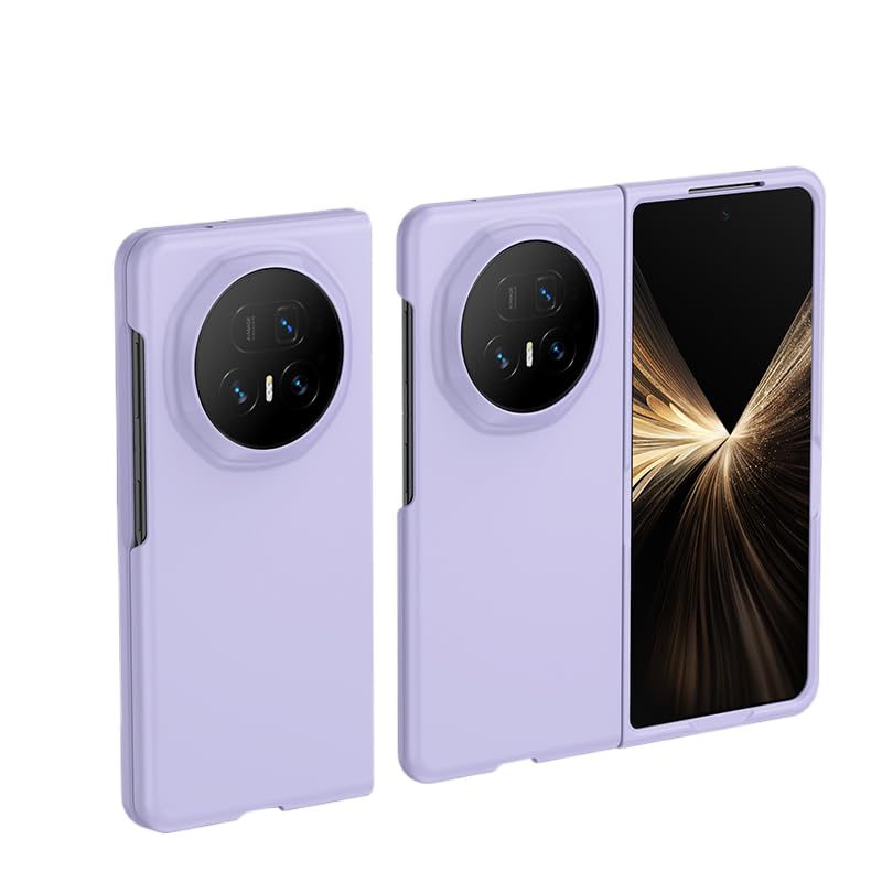 Coque Honor Magic V5 ultra fine en polycarbonate rigide violet élégant et résistant