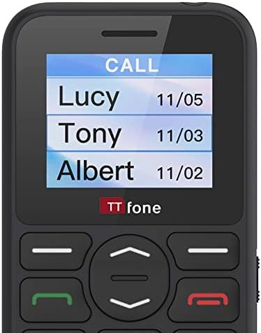 TTfone TT190 Big Button Basic Senior Unlocked Emergency Mobile Phone - Simple Cheapest Phone (with USB Cable)