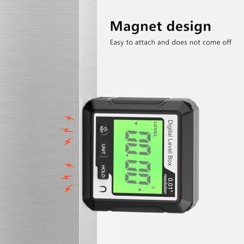 Rapporteur d'angle numérique LCD jauge précise sans batterie pour menuiserie - 6