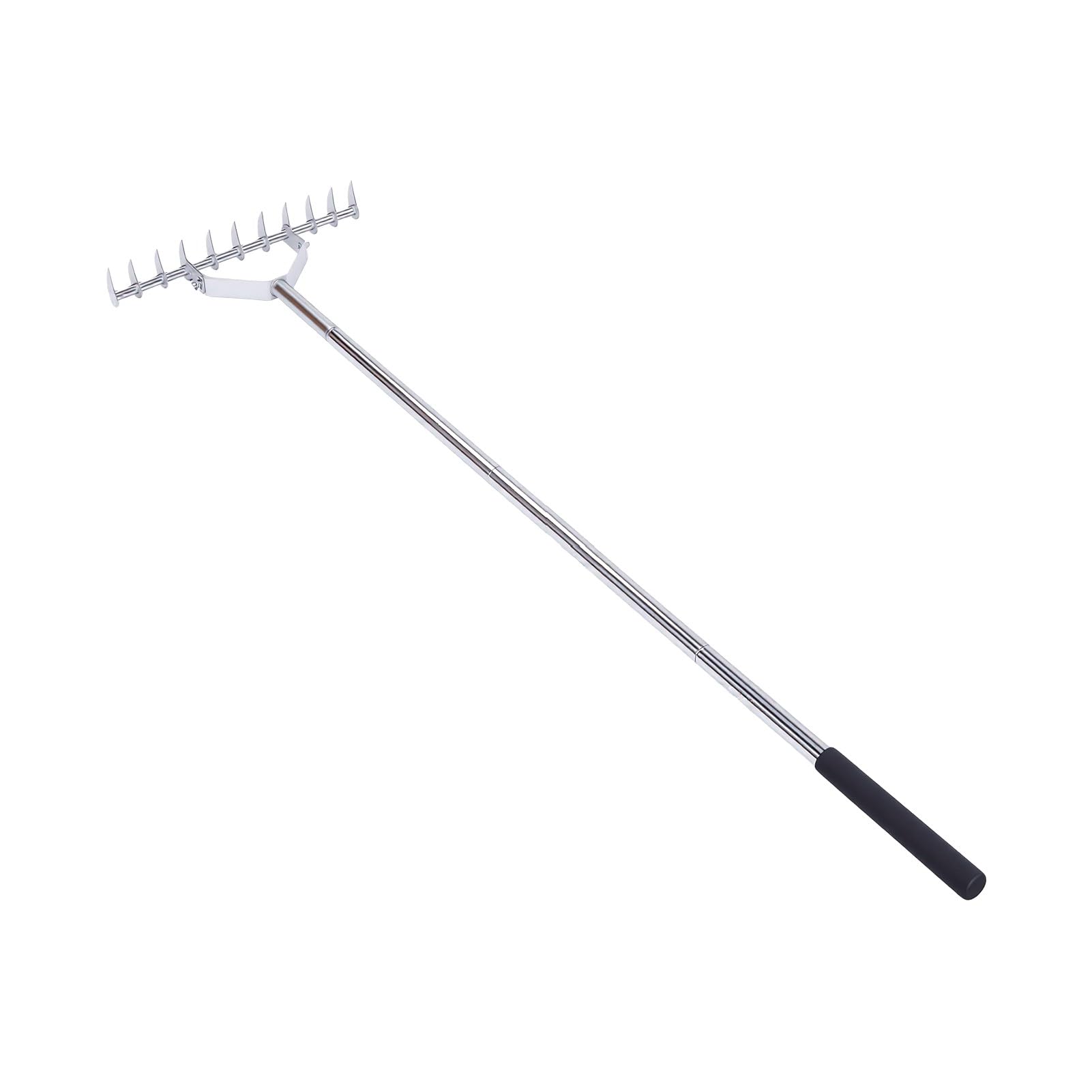 ViaGasaFamido Rastrello Dethatching con Design Ergonomico Strumento Versatile per la Cura del Prato per la Rimozione del Feltro e la Rimozione delle Foglie 1 Set
