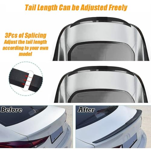 Becquets Arrière Réglable Panamera 2017-2023 | Appui Aérodynamique Ajustable ABS - 6