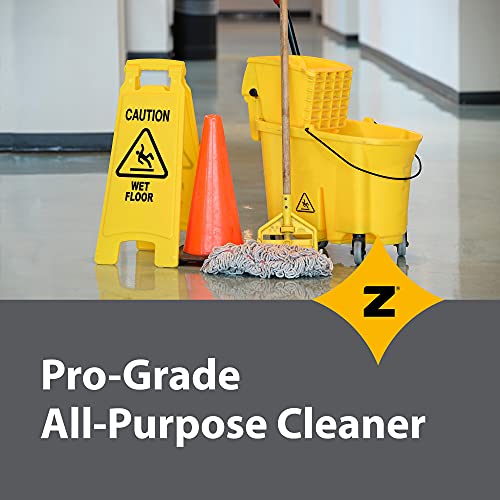 Zeiff Pro-Grade All-Purpose Cleaner & Deodorizer - Deep Cleaning & Odor Eliminating Formula For Professional & Home Surfaces - 1 Gallon Concentrate - Fresh Breeze #TOP1