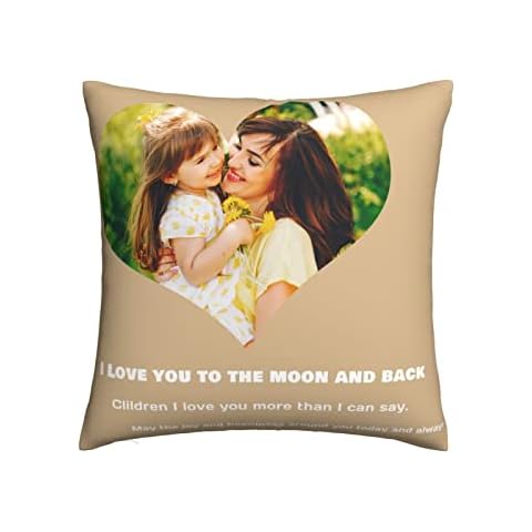 Personalised Square Pillow Cover with Custom Design Cover