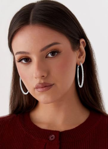 β¨ Elevate Your Style with DORANA 925 Sterling Silver Hoops! π #HoopDreams #SilverElegance #SparkleOn - Image 2
