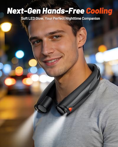 60% Off Portable Neck Fan with 20H Battery & LED Light - Image 3
