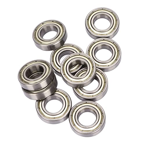 GYZOUKA 20Pcs Deep Groove Ball Bearing 6901Z 12mm ID 24mm OD 6mm Thickness Double Shielded Power Transmission Ball Bearing