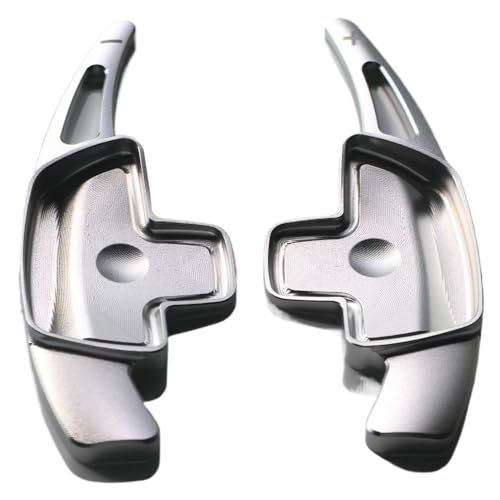 �� �p�h���V�t�^�[ Compatible With B&enz For A Class W177 Sedan V177 B C E Class W205 W246 W213 GLA �Ԃ̃X�e�A�����O�z�C�[���p�h���V�t�^�[�M�A�V�t�g����(Silver)