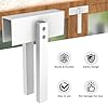 FOROIRON 2 Pack Metal Bifold Door Lock Folding Door Lock Closet Door Lock Closet Protection Child and Pet Proof Bi-fold Door Lock Bifold Door Lock Child Safety Installation-Free