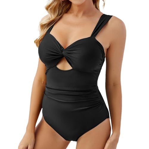 Bikini maillot de bain taille haute noir M pour femmes en quête d'élégance