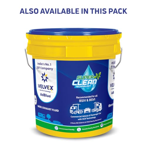 Image of AdBlue DEF - Diesel Exhaust Fluid for Diesel Engines | Suitable for All Diesel Engines for BS4 & BS6 | Helping to Improve Air Quality | Reduce NOx | OEM Approved | VDA Approved | Size-10L