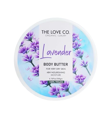 T.H.E. L.O.V.E. C.O. Lavender Body Butter - 48-Hour Intense Hydration