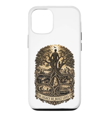 Legacy Lives On Father Tree Roots �r���e�[�W �t�@�~���[ ���� �X�}�z�P�[�X iPhone 12/12 Pro �p