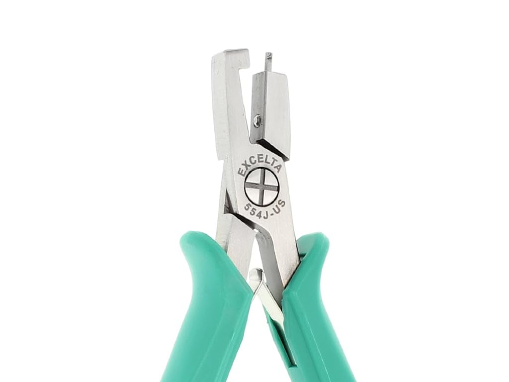 Excelta - 554J-US - Pliers - MISC Former - Straight - Five Star - Carbon Steel, 0.25" Height, 0.42" Wide, 6" Length