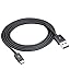 Samsung OEM 3.3-Foot Micro USB Data Cable for the Samsung Galaxy S4/S4 Mini - Non-Retail Packaging - Black