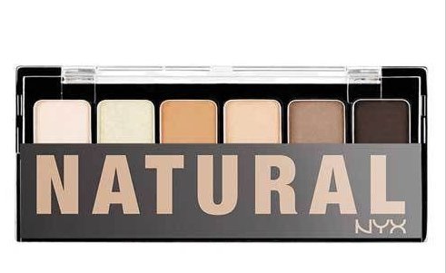 NYX The Natural Eye Shadow Palette 6 Colors (Tns01)