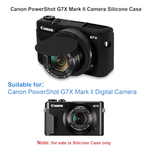 Funda de silicona para cámara Canon PowerShot G7 X Mark II miniatura 2