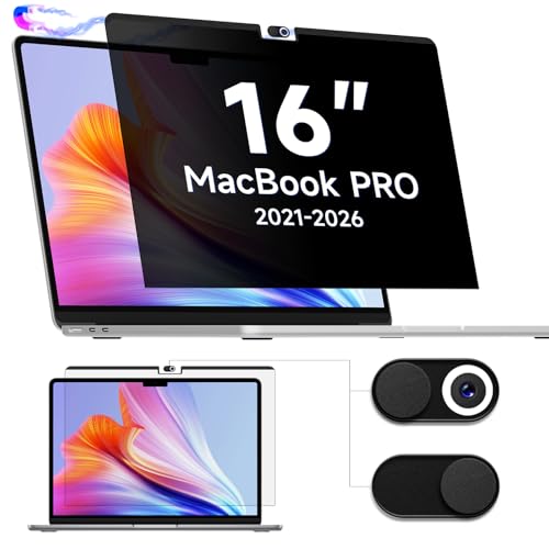 Filtre de confidentialité pour MacBook Pro 16 IPROKKO film amovible protecteur