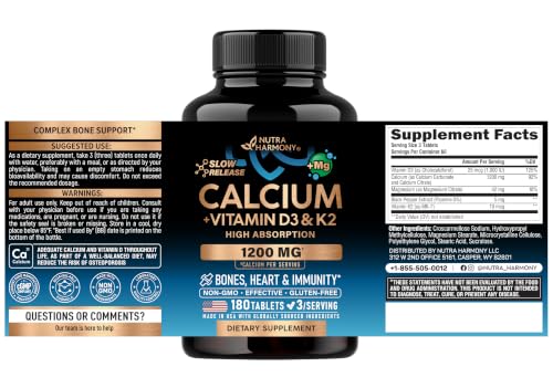 NutraHarmony Calcium Citrate Tablets