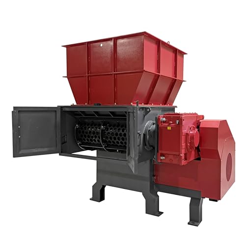 CopperMine CT-912 Industrial Single Shaft Shredder – 75HP Heavy Duty Metal & E-Waste Shredding Machine, High-Torque Industrial Recycling Shredder for Copper Wire, Aluminum & Scrap Processing